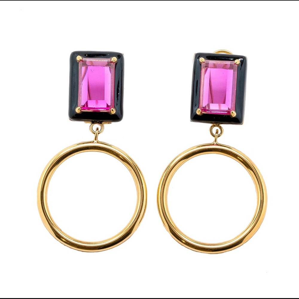 NEW! Unique Gold Tone Dangle Earrings, Women’s Fashion Jewelry